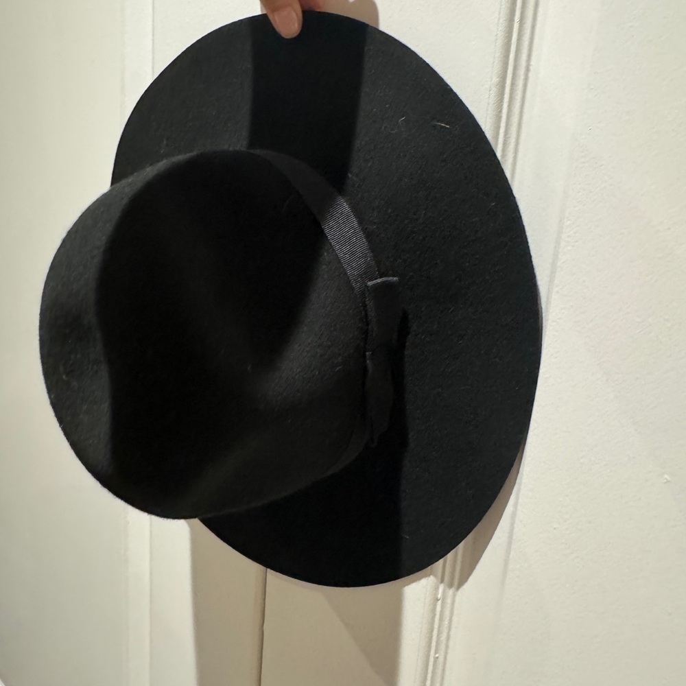 Brixton Packable Black Medium Wool Felt Hat